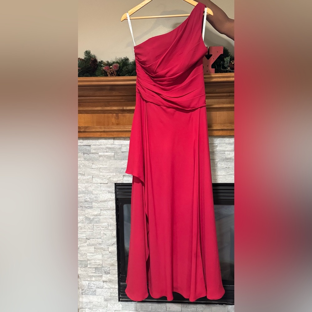 Elegant Red Evening Gown